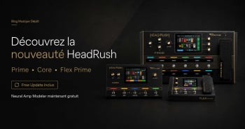 HeadRush Prime multi-effects processor with native Neural Amp Modeler (NAM) support