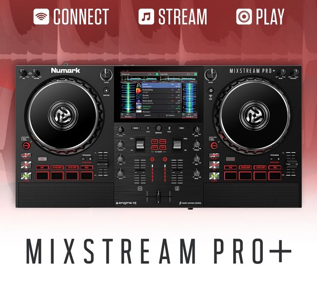 Mixstream Pro DJ Console, WiFi Music Streaming, Speakers 