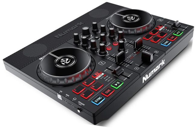 Numark PARTYMIXLIVE DJ Controller, Light Show, Speakers | Musique