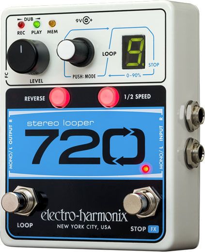 Electro Harmonix 720 Stereo LOOPER, 10 Loops 12min Recording