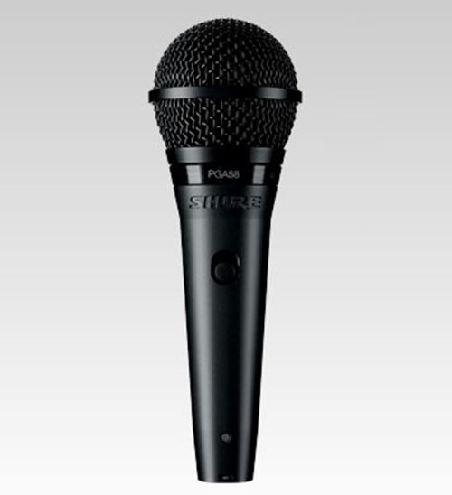 Shure pga58 lc microphone vocal cardioide dynamique à main