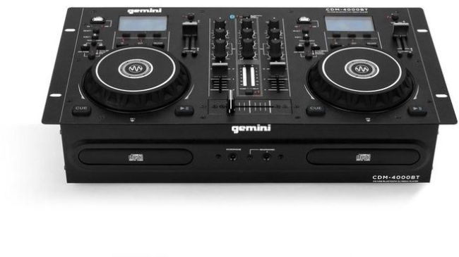 Gemini CDM-4000BT Dual CD/USB Media Player With Bluetooth