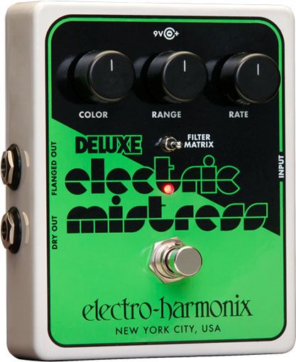 Electro Harmonix DELUXE ELECTRIC MISTRESS XO Flanger analogique 9.6DC-200  PSU inclus