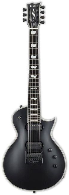 ESP E-II Eclipse-7 Evertune - Black Satin Electric Guitar | Musique