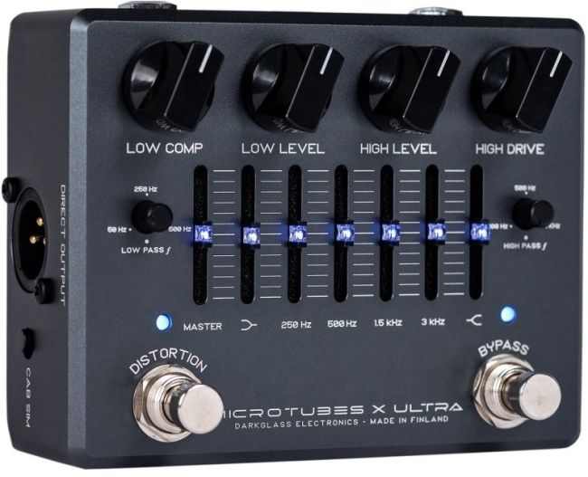 Darkglass MICROTUBES X ULTRA bass preamp with cab sim