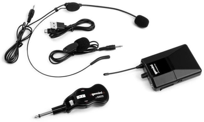 Gemini GMU-HSL100 Wireless Lavalier Microphone System | Musique Dépôt