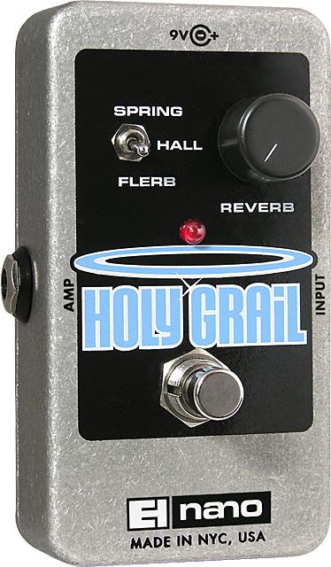 Electro Harmonix HOLY GRAIL pédale de Reverb, PSU 9.6DC-200 inclus