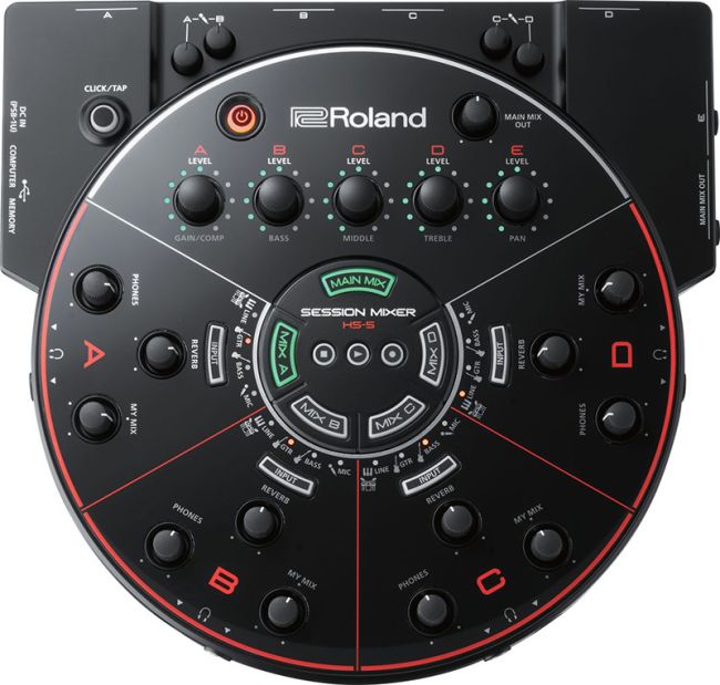 国産超歓迎 Roland ローランド / HS-5 Session Mixer(YRK) イシバシ器