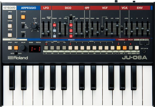 Roland Boutique Series JU-06A Synthesizer (Juno-60 & Juno-106 