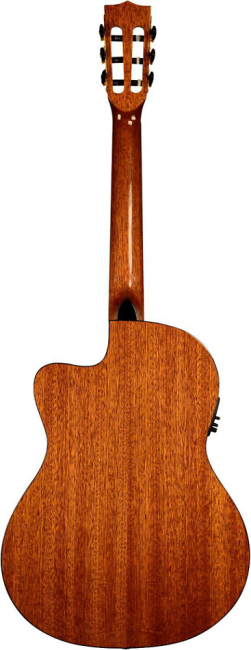 Kala KA-GTR-MTN-E Thinline Mahogany classical Guitar, EQ