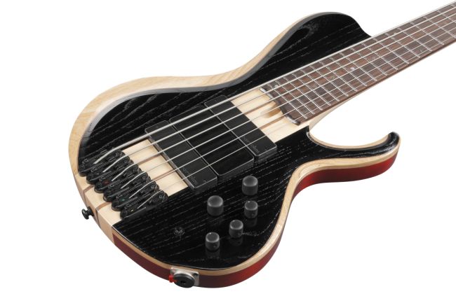 Ibanez BTB Series Workshop 6 String Electric Bass Guitar - Weathered Black  Low Gloss