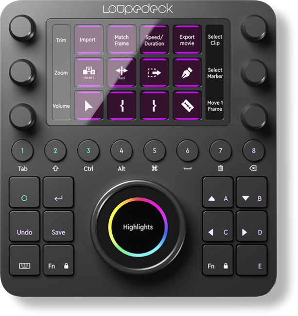 LOUPEDECK CT Personalized workflow for creative masters