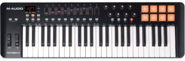 M-Audio Oxygen 49-Key USB MIDI Keyboard Controller | Musique Dépôt