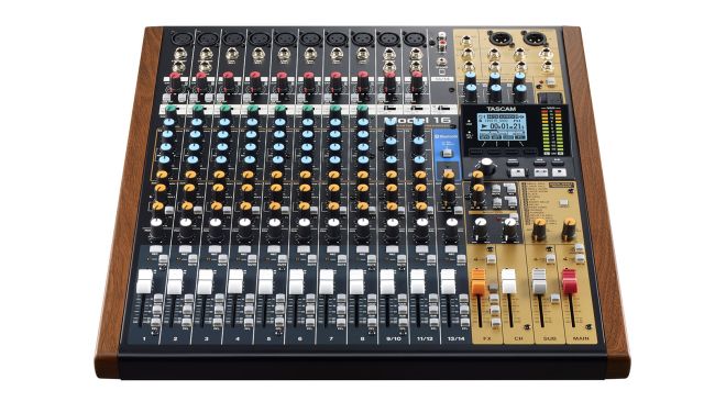 Tascam Model 16 Mixer/Interface/Recorder/Controller 16x14 Channel 