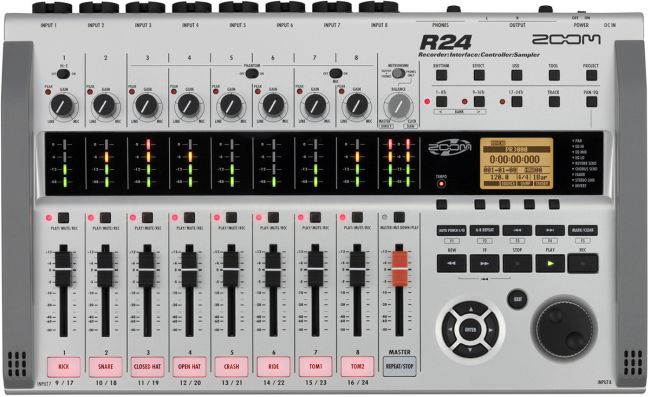 Zoom R24 Enregistreur / Interface / Contrôleur / Échantillonneur