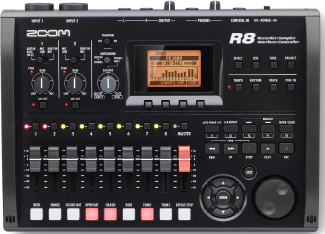 満点の R8 Interface RECORDER Multi-Track INTERFACE Recorder