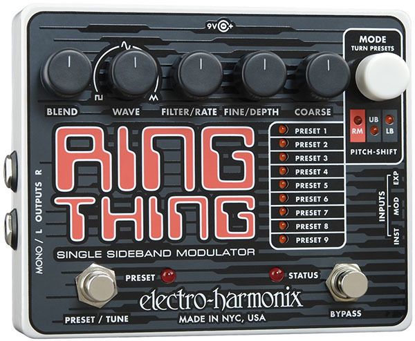 Electro Harmonix RING THING Single Sideband Ring Modulator 9.6DC-200 PSU  included