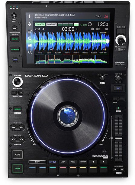 Denon DJ SC6000 Prime Professional DJ Multi-Player with Touchscreen and WiFi