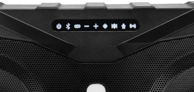 Gemini Soundsplash Portable Waterproof Wireless Bluetooth Speaker W/  Multi-Colored LED Light Show - Mossy Oak 