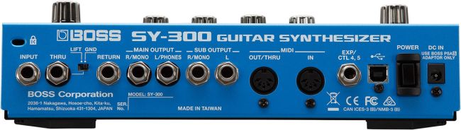 Boss SY-300 Guitar Synthesizer Pedal | Music Depot | Musique Dépôt