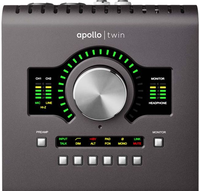 Universal Audio interface audio Apollo Twin MKII Duo 10x6