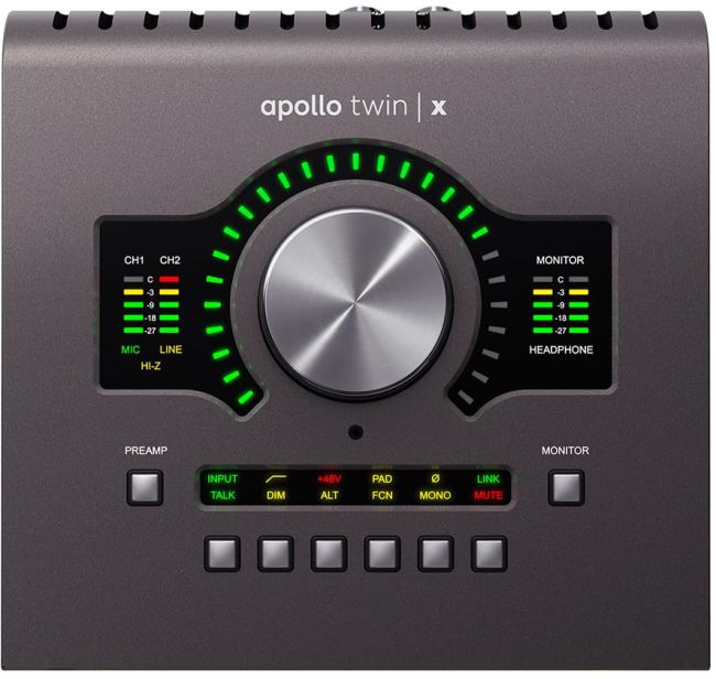 Universal Audio Interface Audio Apollo Twin X QUAD 10x6 Thunderbolt