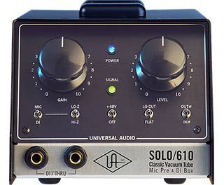 Universal Audio SOLO/610 Tube Desktop Microphone Preamp | Musique ...