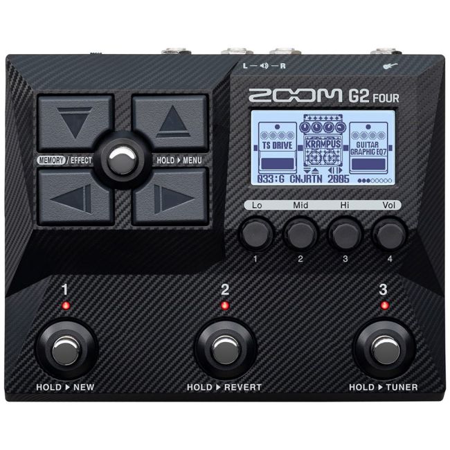 Zoom G2 FOUR Guitar Multi-Effects Processor and Amp Simulator