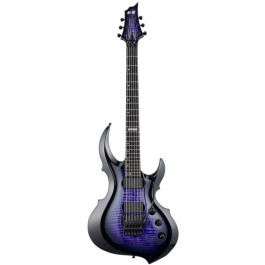ESP E-II FRX, Flame Maple TopReindeer Blue Electric Guitar Musique