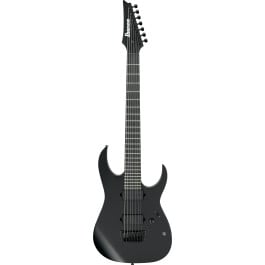 Ibanez Iron Label RGIXL7 7 String Black Flat Electric Guitar