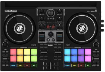 Reloop Mixtour All-in-One DJ Controller-Audio Interface with Studio Headphones