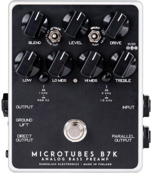 MICROTUBES B3K V2 CMOS Bass Overdrive Pedal | Musique Dépôt