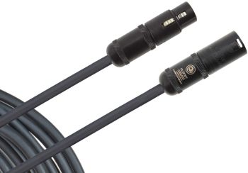 Câble XLR mâle/femelle, noir, 10m, avec câble Sommercable Stage 22 Highflex  et fiches Hicon contacts
