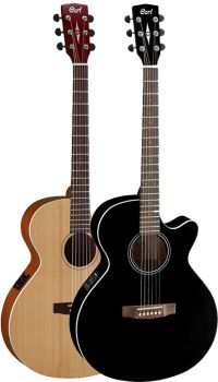 Cort CORE-OC-AMH-OPBB Core Mahogany Acoustic Guitar Open Pore Black Burst  w/Case - Music Collection and Dance Corner Canada, Canada, Newfoundland, NL