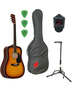 The perfect acoustic guitar starter kit for adult