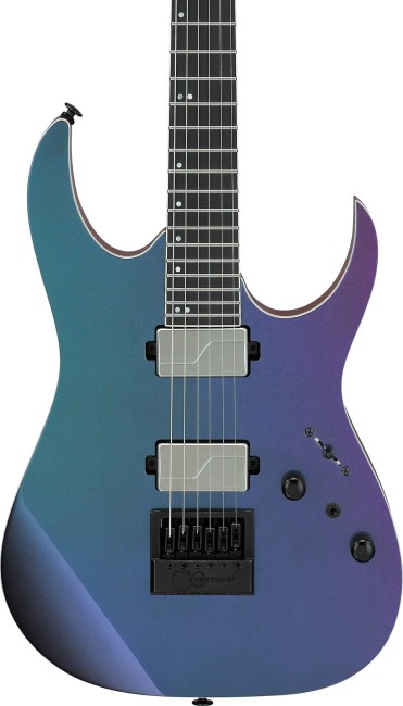 Ibanez RG Prestige Series Evertune Fishman Fluence Electric Guitar Polar Lights Flat