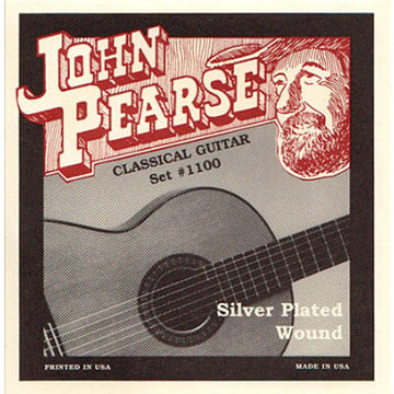 John Pearse JP1100 Standard Tension Classical Guitar Strings