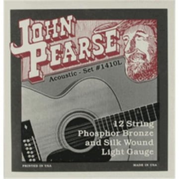 John Pearse JP1410L Light Cordes de Guitare Acoustique 12-corde