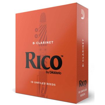 RICO anches de clarinette grosseur #2, boîte de 10