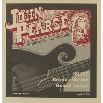 John Pearse JP2200H 80/20 Bronze Mandolin Strings