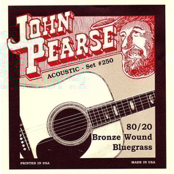 John Pearse JP250 Cordes de Guitare Acoustique Bluegrass
