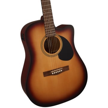 GRETSCH Prelude D100CE Dreadnought Cutaway Acoustic/Electric, Walnut Fingerboard, Sunburst