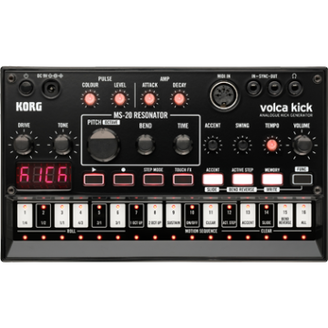 KORG Analog Kick Generator,MS20 filter,Drive/Tone controls