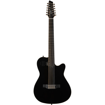 Godin A12 Black HG Electric guitar with Bag