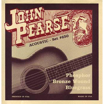 John Pearse JP650 Cordes de Guitare Acoustique Bluegrass