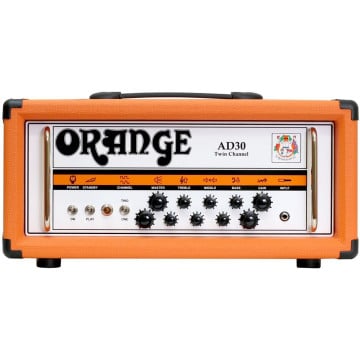 Orange ad 30 watt 2 canaux class a vintage el84 tête d'amplificateur