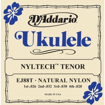 D'Addario EJ88T Nyltech Ukulele Strings, Tenor