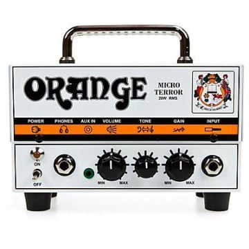 Orange micro terror 20watt mini tête d'amplificateur hybride