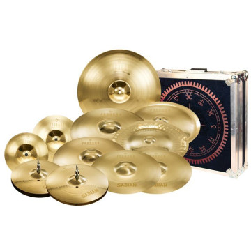 Sabian paragon neil peart set complet w flight case cymbale
