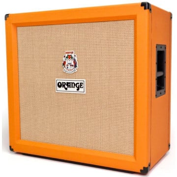 Orange 240 watt cabinet avec 4x12 celestion vintage 30 derrière fermé